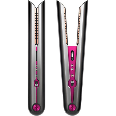 Dyson Piastra Corrale Capelli Senza Filo Nero-nichel/fucsia