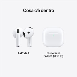 Apple AirPods 4 Bianco
