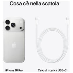 Apple iPhone 18 Pro 1TB Argento Europa