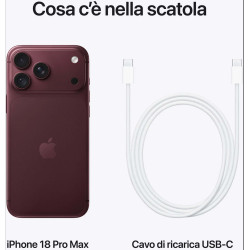 Apple iPhone 18 Pro Max 256GB Borgogna Europa
